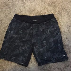 Black camo LuLulemon Shorts